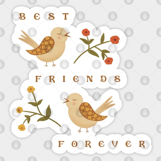 Best friends forever Sticker by Daxa